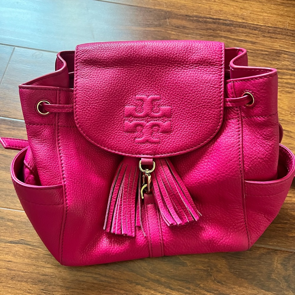 Tory Burch Leather Mini Backpack